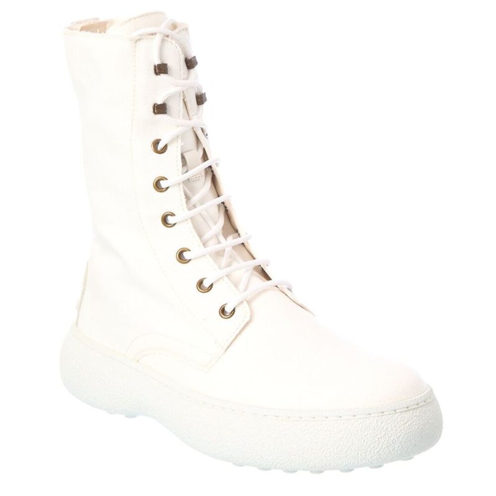 Tod’S Canvas Boot, White